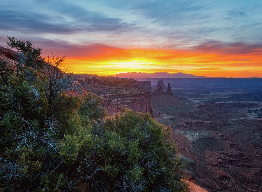 Sunrise over Canyonlands Photograph by Darren White
