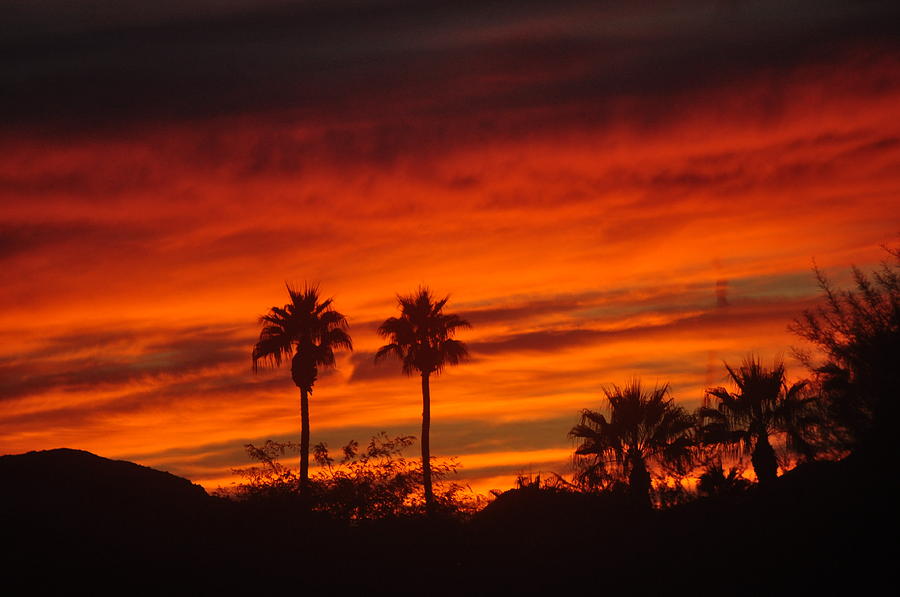 Sunrise Over Palm Desert #1 Photograph by Jay Milo