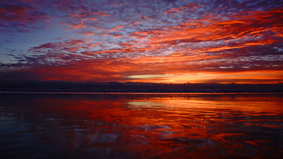 Sunrise Rainbow Reflection #1 Photograph by Lawrence S Richardson Jr