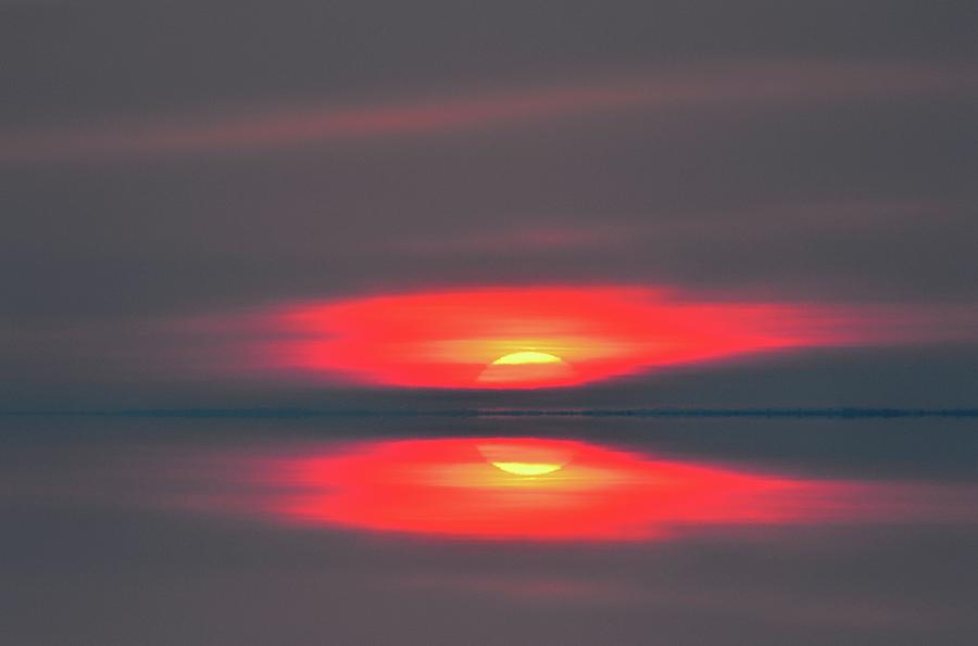Sunrise Reflection  #1 Digital Art by Lyle Crump