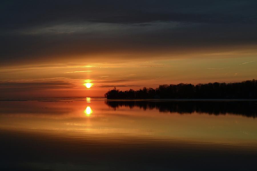 Sunrise Stillness  #1 Photograph by Lyle Crump