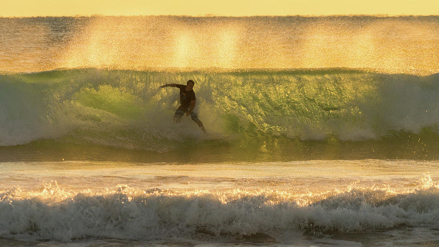 Sunrise Surfer Delray Beach Florida #1 Photograph by Lawrence S Richardson Jr