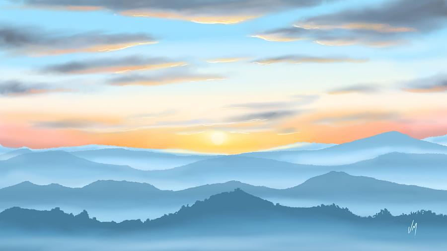 Sunrise #3 Painting by Veronica Minozzi