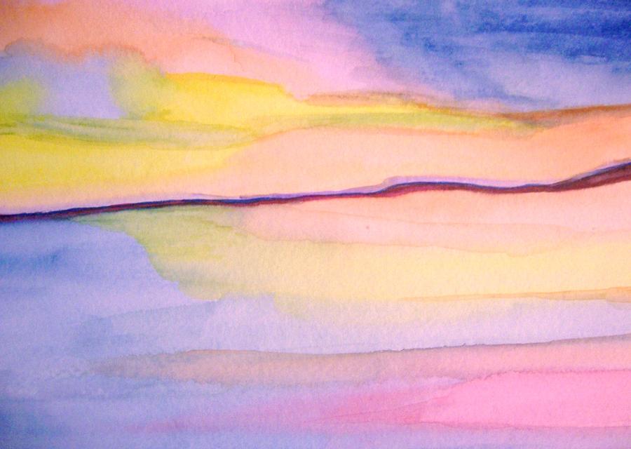 Sunset 1 Painting by Joanna Smith