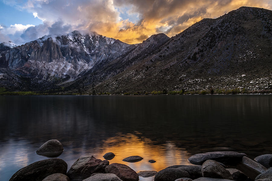 Landscape Photograph - Sunset at Convict Lake #1 by Cat Connor