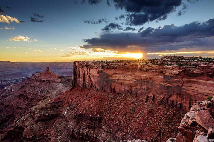 Sunset at Dead Horse Point Photograph by Dean Bjerke - Fine Art America