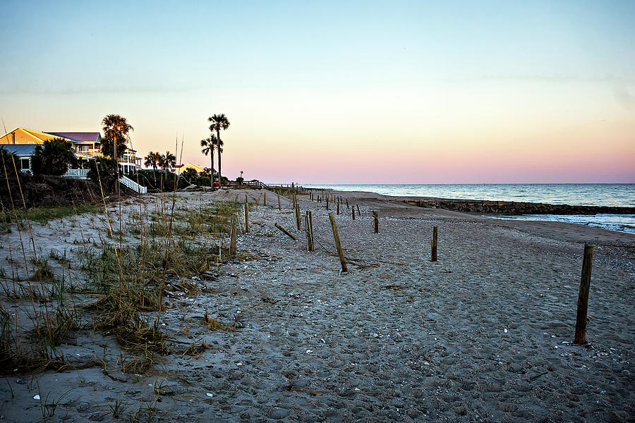 Sunset At Edisto Beach North Carolina #1 Photograph by Alex Grichenko