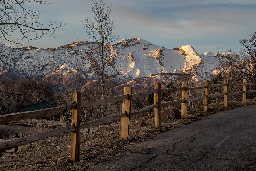 Mountain Photograph - Sunset at Highland Glen #1 by K Bradley Washburn