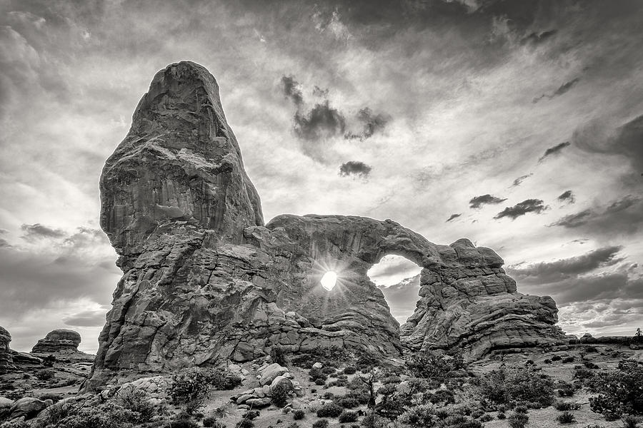 Sunset At Turret Arch #1 Photograph by Lou  Novick