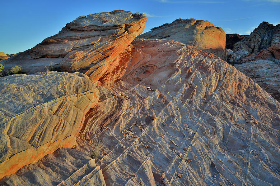 Sunset Colors in Valley of Fire #1 Photograph by Ray Mathis