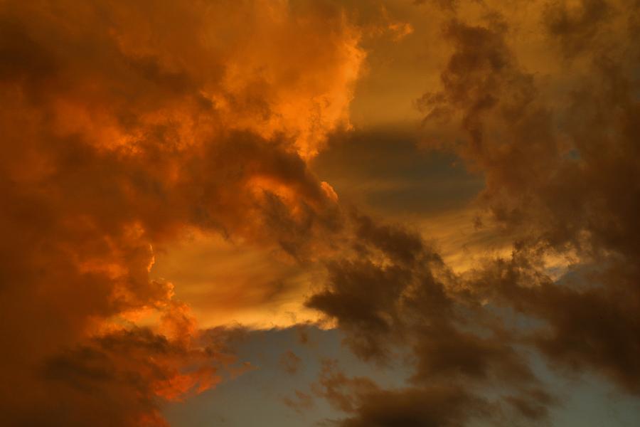 Sunset Cumulus Photograph by Kathryn Meyer | Fine Art America