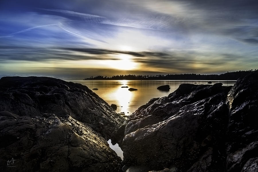 Sunset False Bay #1 Photograph by Thomas Ashcraft