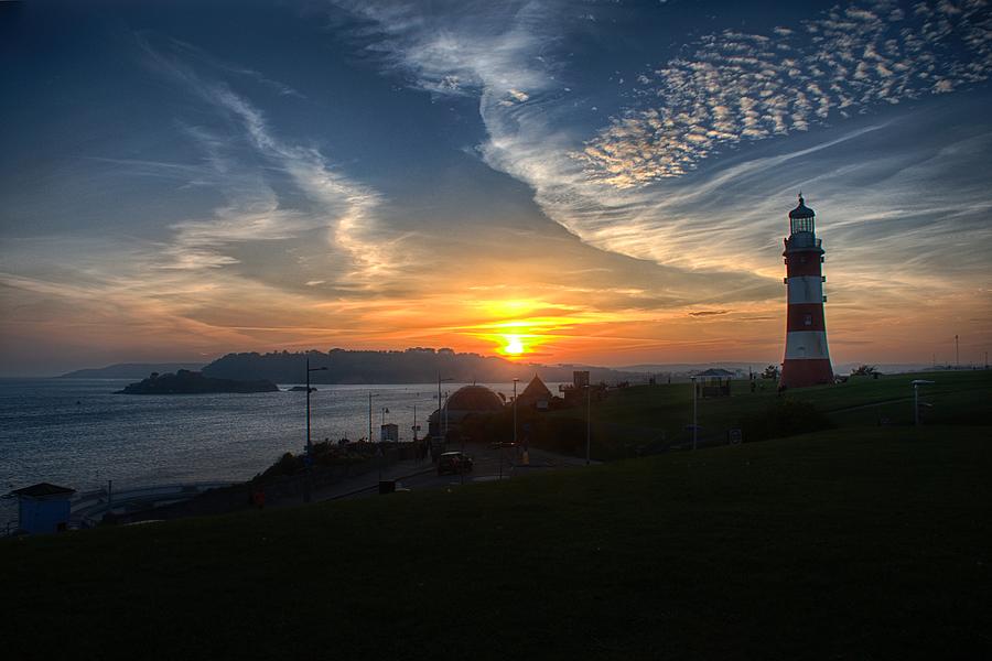 Sunset From The Hoe Photograph
