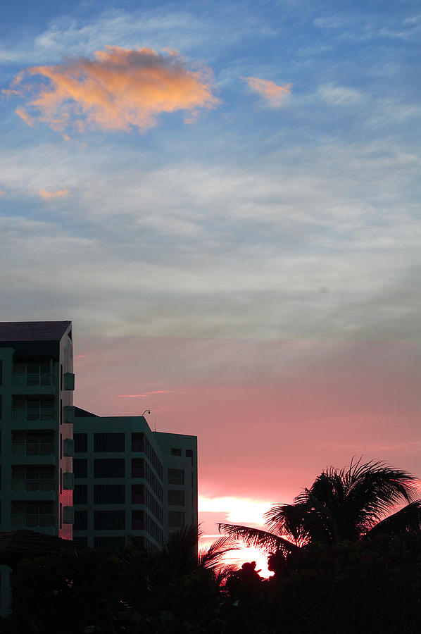 Sunset In Cancun 1 Photograph by Barbara J Blaisdell