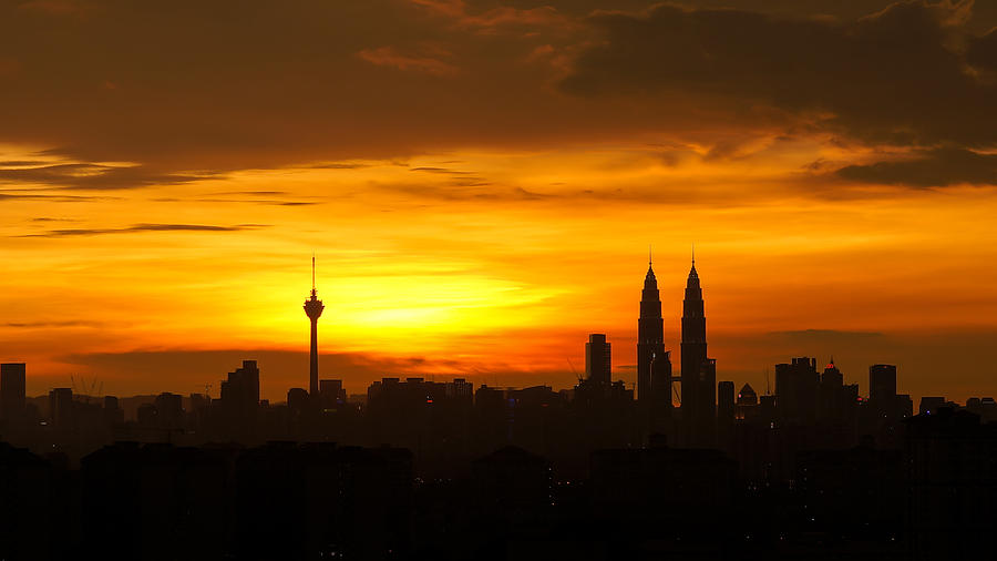 Sunset In Kuala Lumpur Photograph By Shaiful Zamri Masri