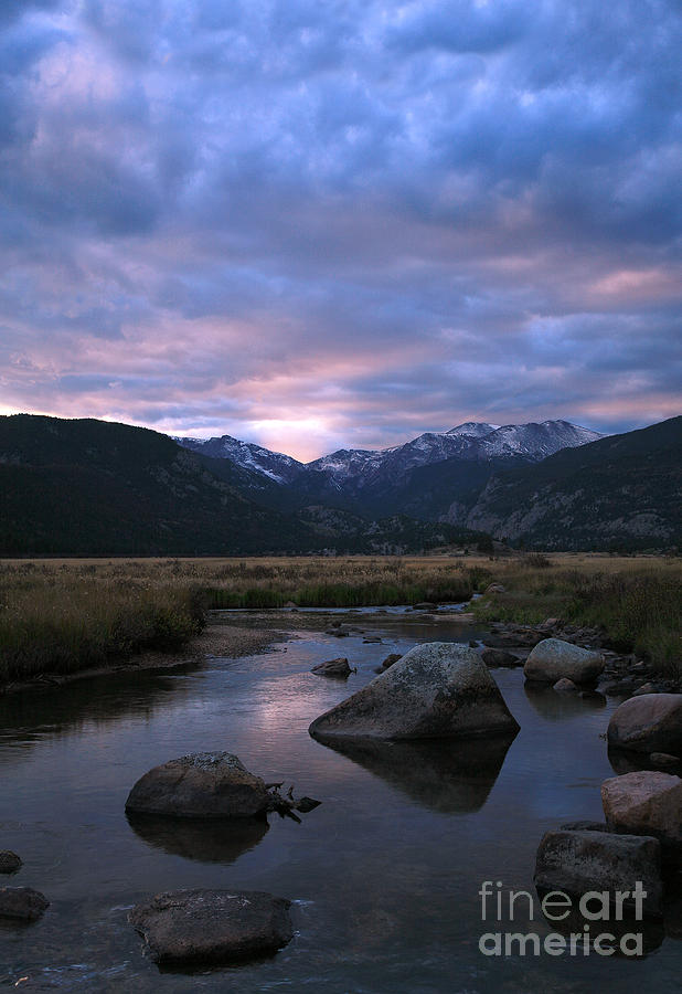 Sunset Photograph - Sunset in the Rockies #1 by Timothy Johnson