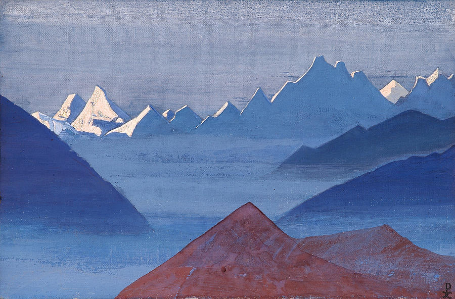 Nicholas Roerich Painting - Sunset #1 by Nicholas Roerich