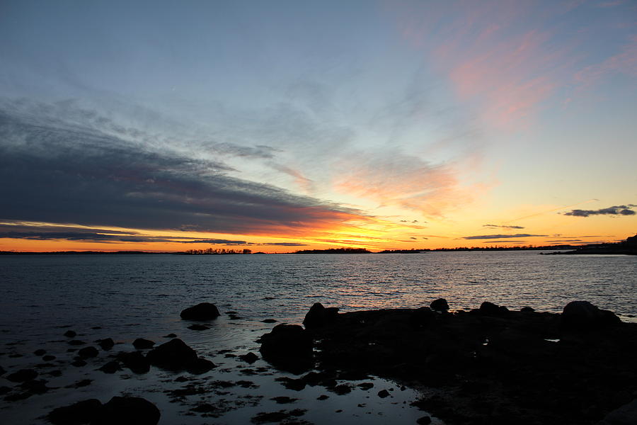 Sunset off of Enders Island Photograph by JP Morris - Fine Art America