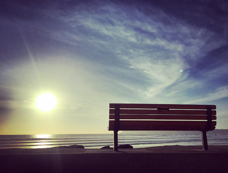 Sunset on Coronado Island Beach, San Diego, USA Photograph by Anna ...