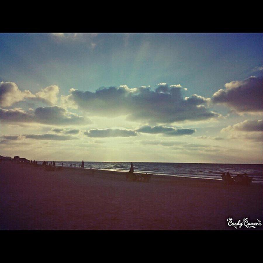 Summer Photograph - Sunset On Port Said Beach

#portsaid #1 by Eman Allam