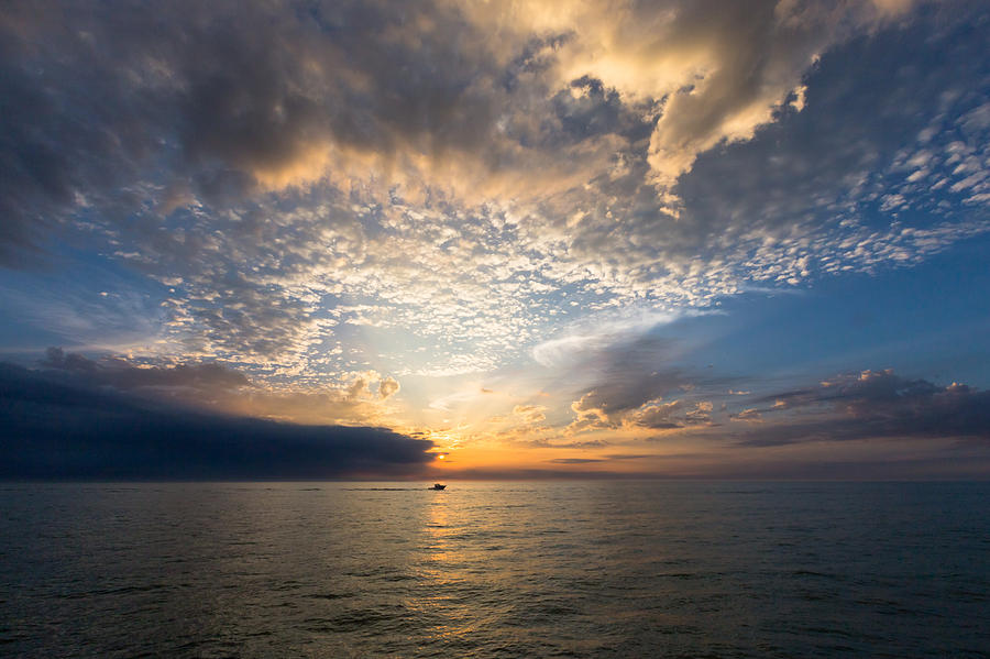 Sunset on the Gulf of Mexico #1 Photograph by Josef Pittner
