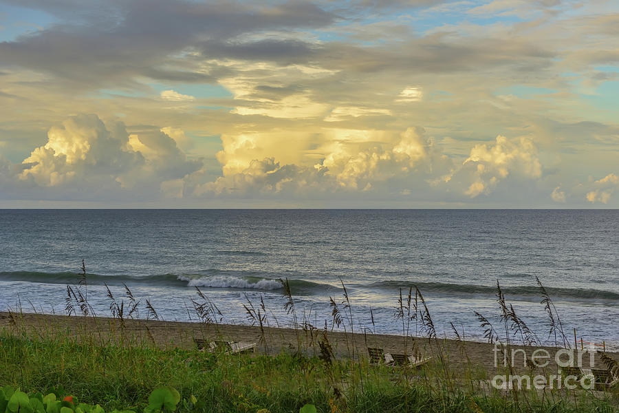 Sunset On The Ocean  Photograph by Olga Hamilton