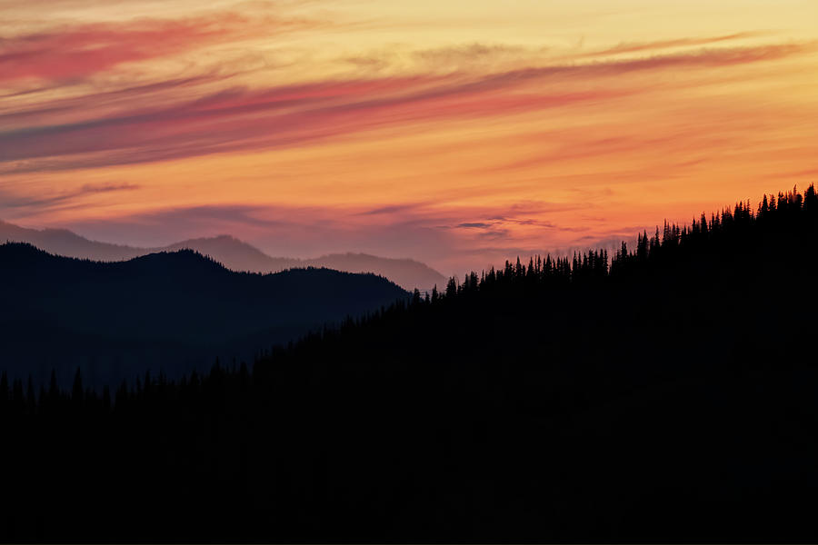 Sunset on the Ridge #1 Photograph by Judi Kubes