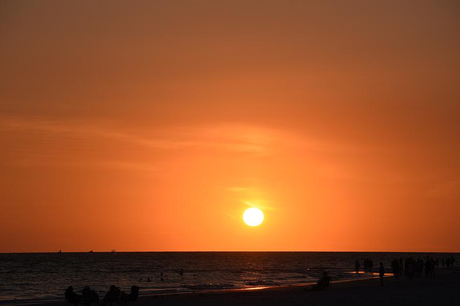 Sunset Over The Gulf Photograph By Jo Jurkiewicz - Fine Art America