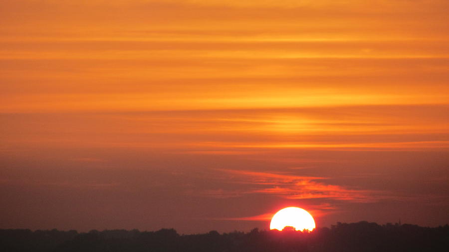 Sunset #1 Photograph by Philip de la Mare