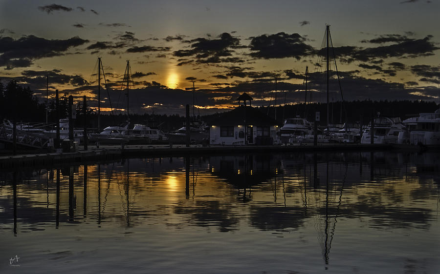 Sunset Roche Harbor #1 Photograph by Thomas Ashcraft