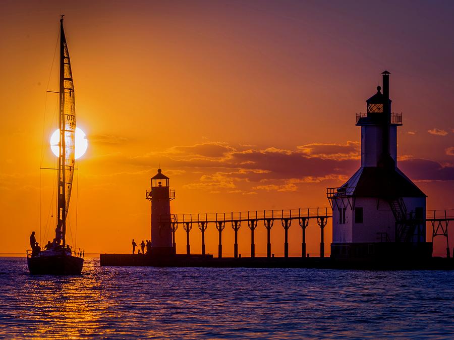 Sunset Sail Photograph by Molly Pate - Fine Art America