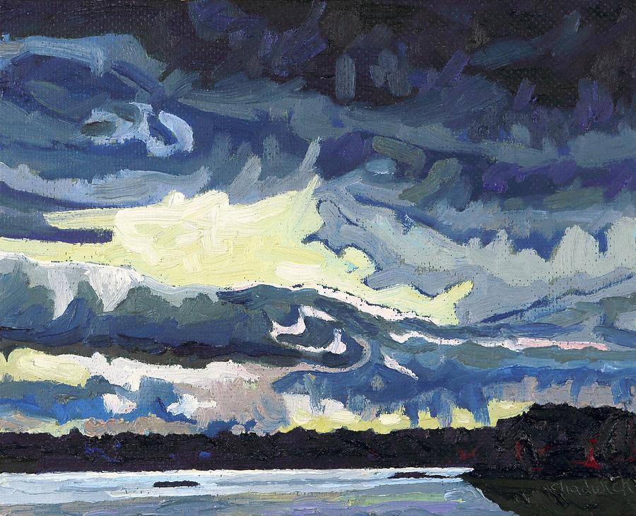 Sunset Showers #1 Painting by Phil Chadwick