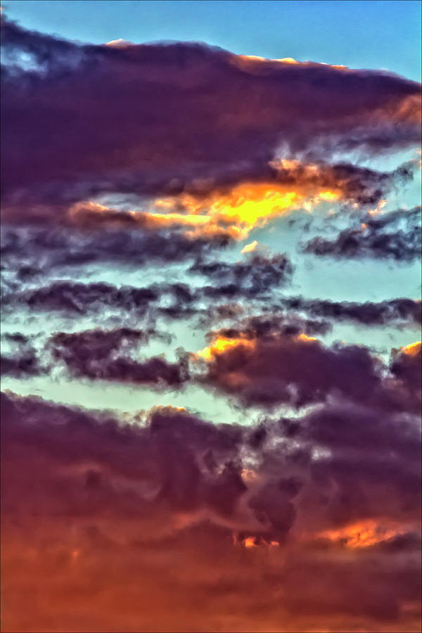 Sunset Sky and Clouds #1 Photograph by Robert Ullmann
