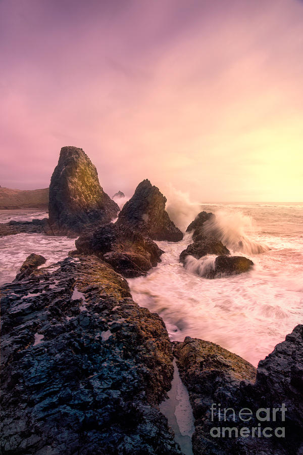 Sunsets and Sea Stacks 2 #1 Photograph by Timothy Hacker