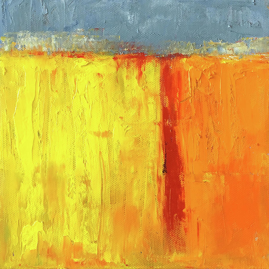 Abstract Painting - Sunshine #1 by Nancy Merkle