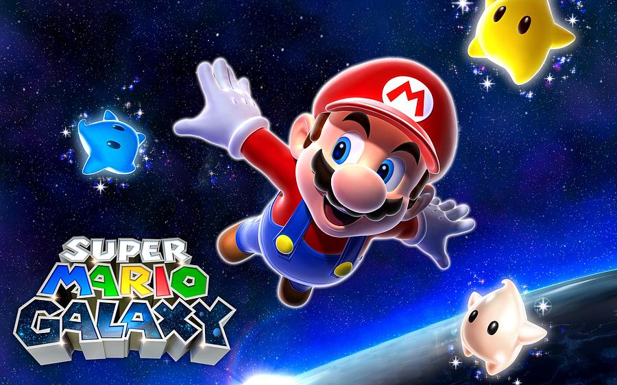 Planet Digital Art - Super Mario Galaxy #1 by Super Lovely