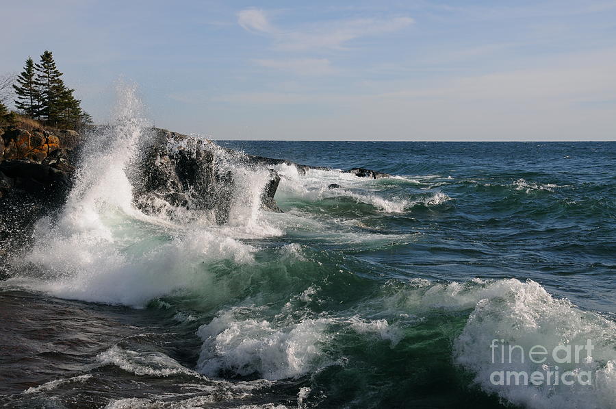 Superior Waves #1 Photograph by Sandra Updyke