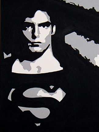 Superman Painting - Superman by Michael James Toomy Superman Painting - Superman by Michael James Toomy
