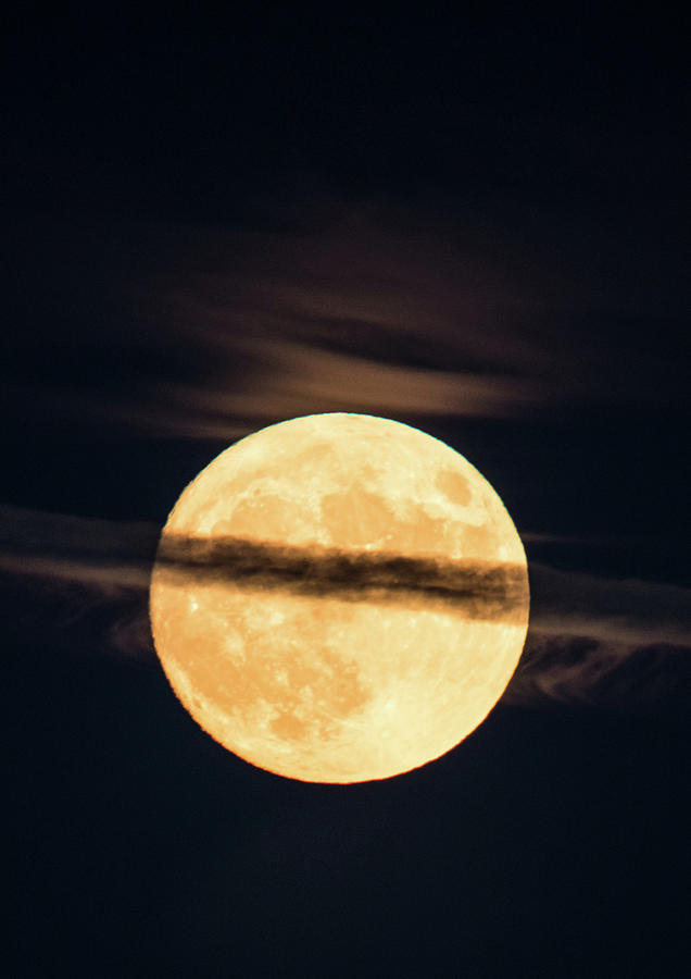 Supermoon #1 Photograph by Michael Nowotny