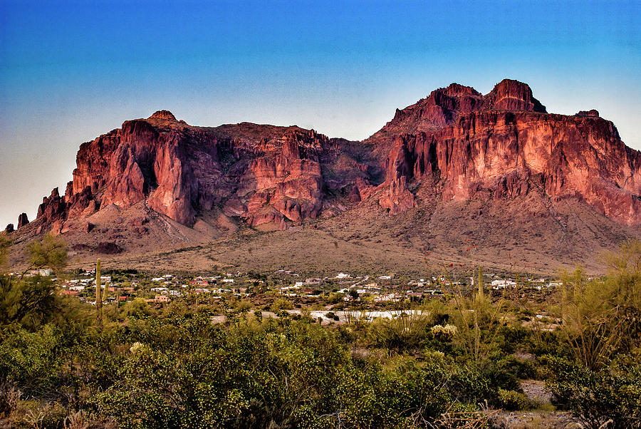 Superstition Mountains #2 Photograph by Donald Pash