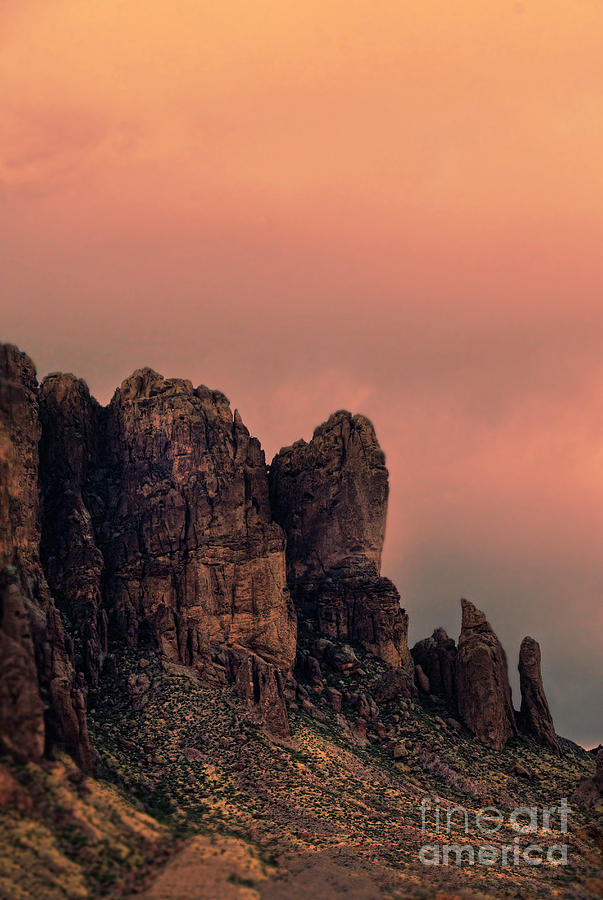 Superstition Mountains #1 Photograph by Jill Battaglia