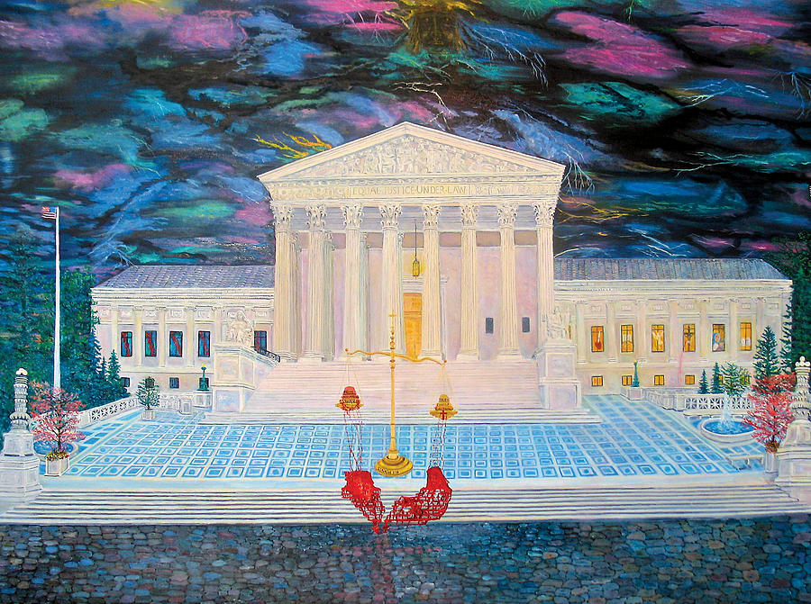 Supreme Court Painting - Supreme court #2 by Mike De Lorenzo
