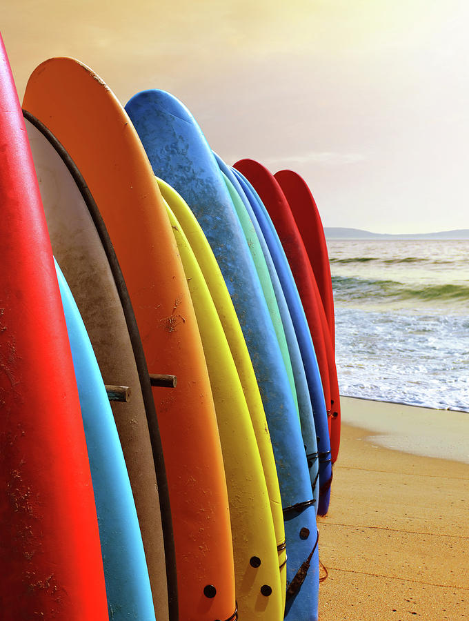 Surf Boards #1 Photograph by Carlos Caetano