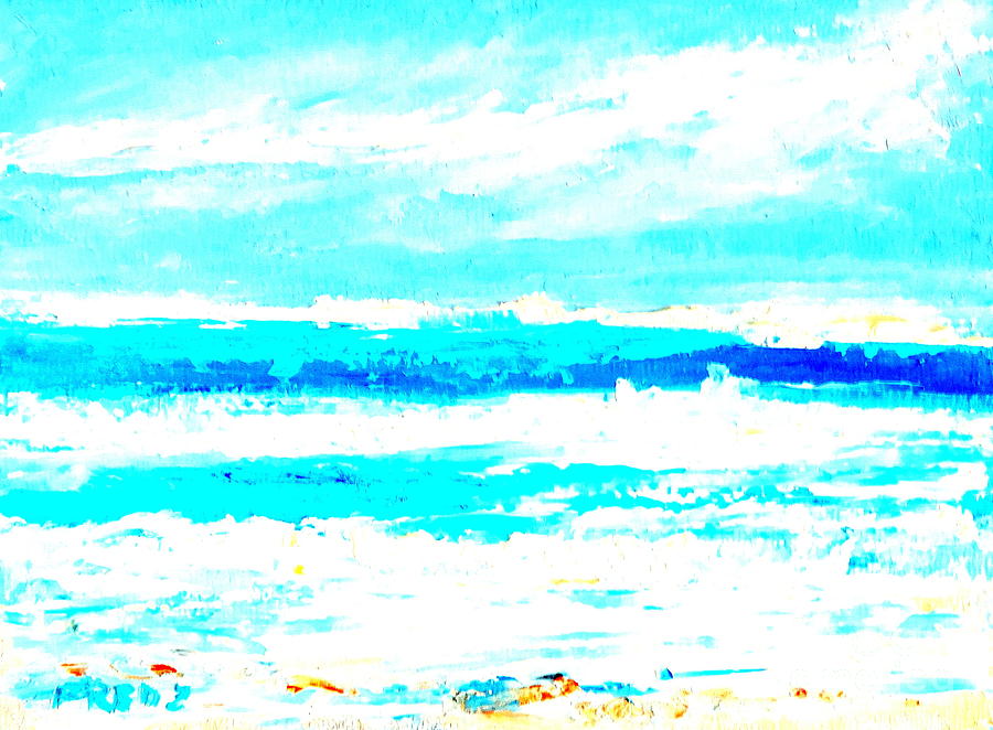 Surf #1 Painting by Fred Wilson