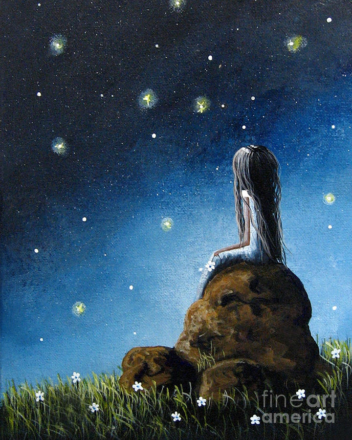 Surrealism Painting - Inspirational Paintings by Moonlight Art Parlour