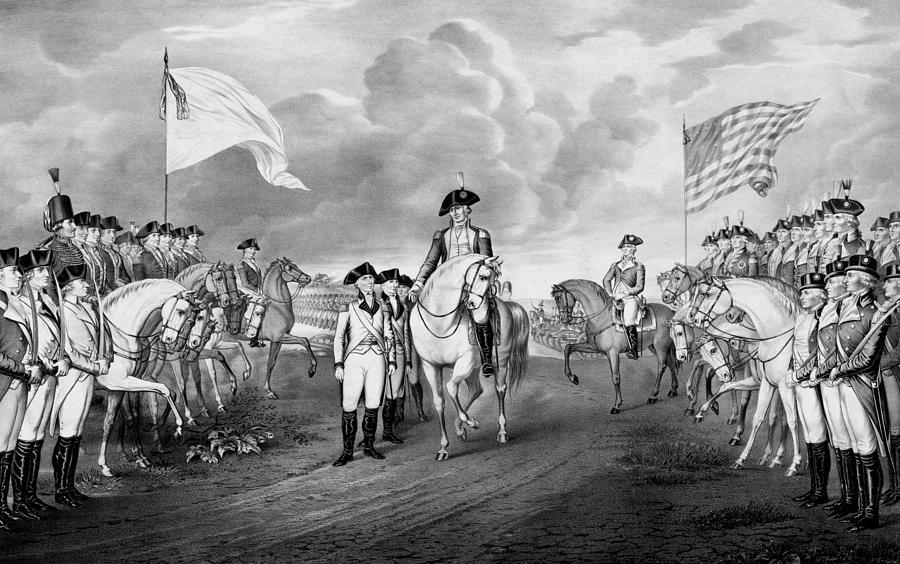 Surrender Of Lord Cornwallis At Yorktown #2 Painting by War Is Hell Store