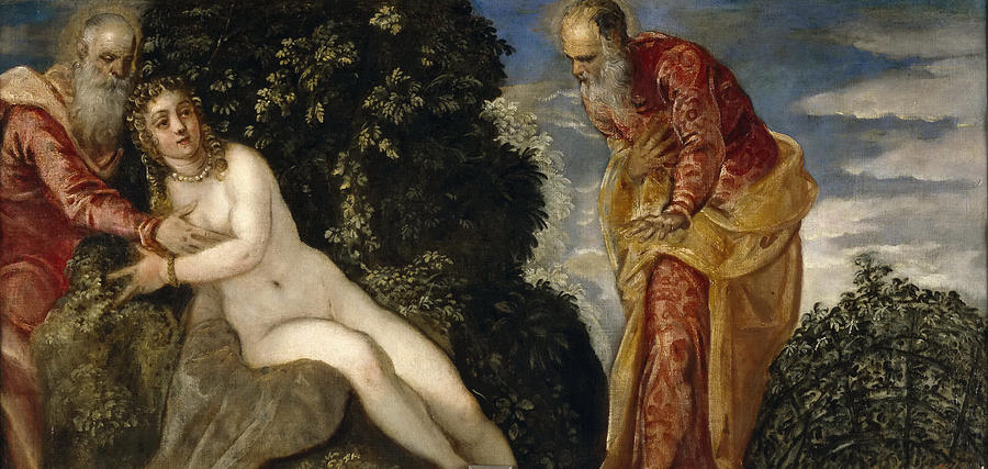 Susanna and the Elders #2 Painting by Tintoretto
