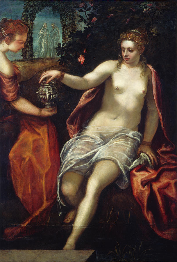 Susanna #1 Painting by Jacopo Tintoretto