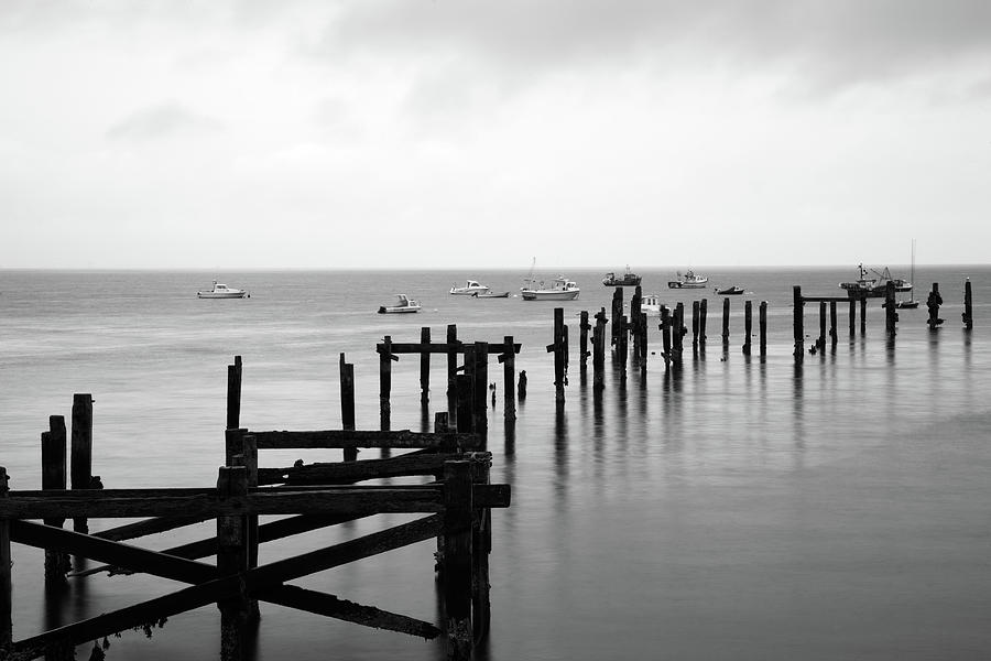 Swanage old Pier Photograph by Ian Middleton