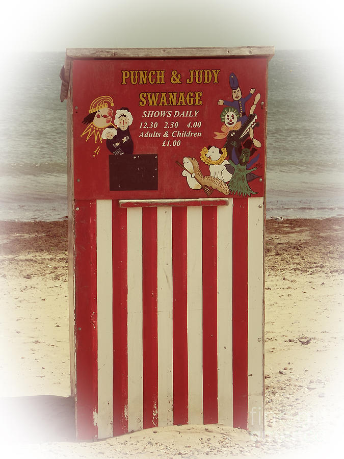 Swanage Punch And Judy #1 Photograph by Linsey Williams